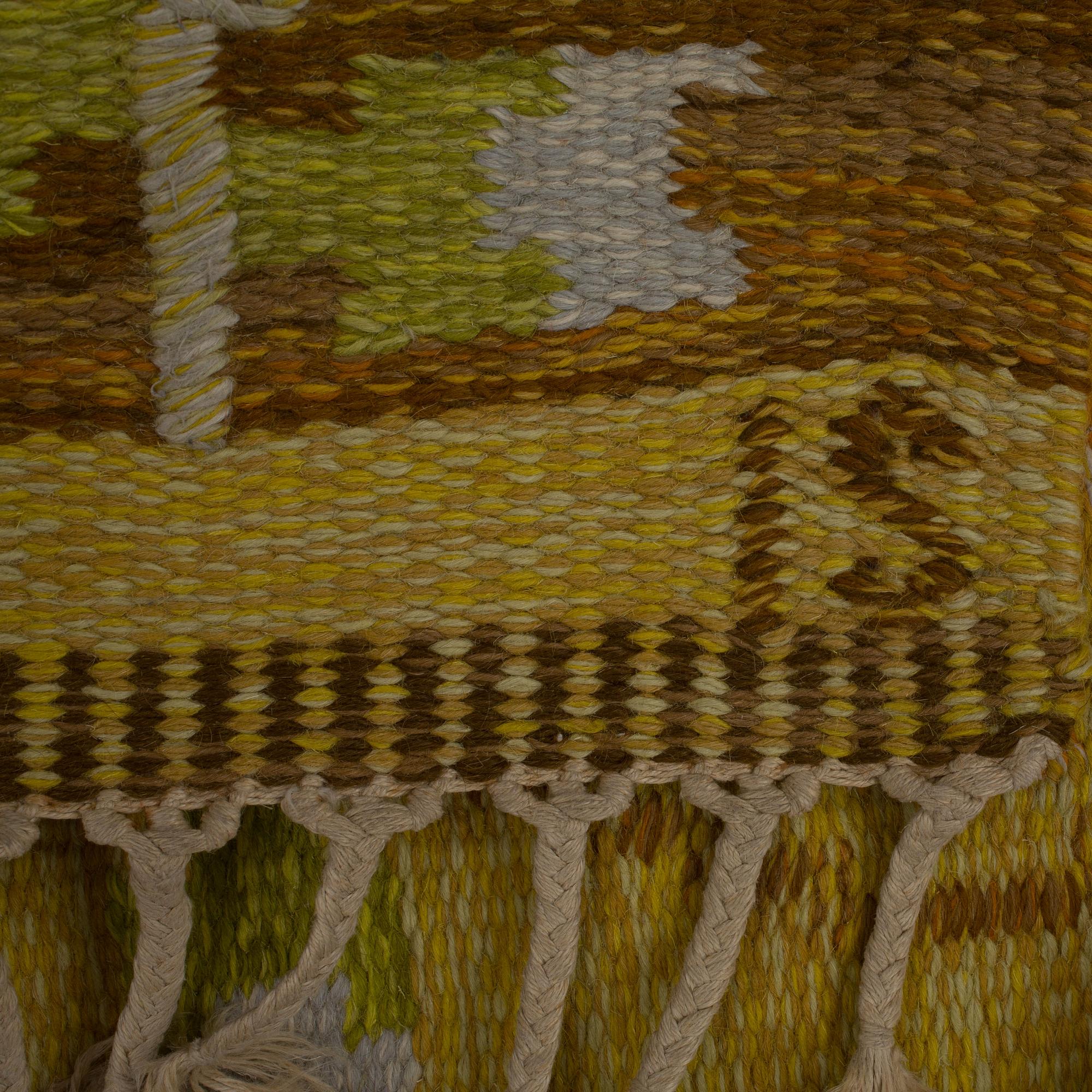 MATTA, rölakan, signerad IS (Ingegerd Silow). 200 x 140 cm.