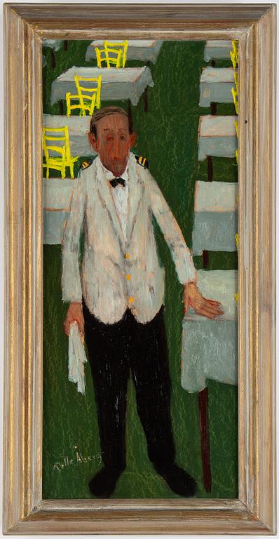 Pelle Åberg, oil on board, signed.