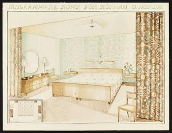 Otto Schulz, taklampa, Boet, Göteborg, 1930-40-tal.