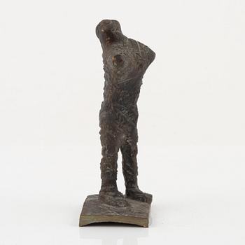 Bror Marklund, skulptur, osignerad, brons, höjd 19 cm.