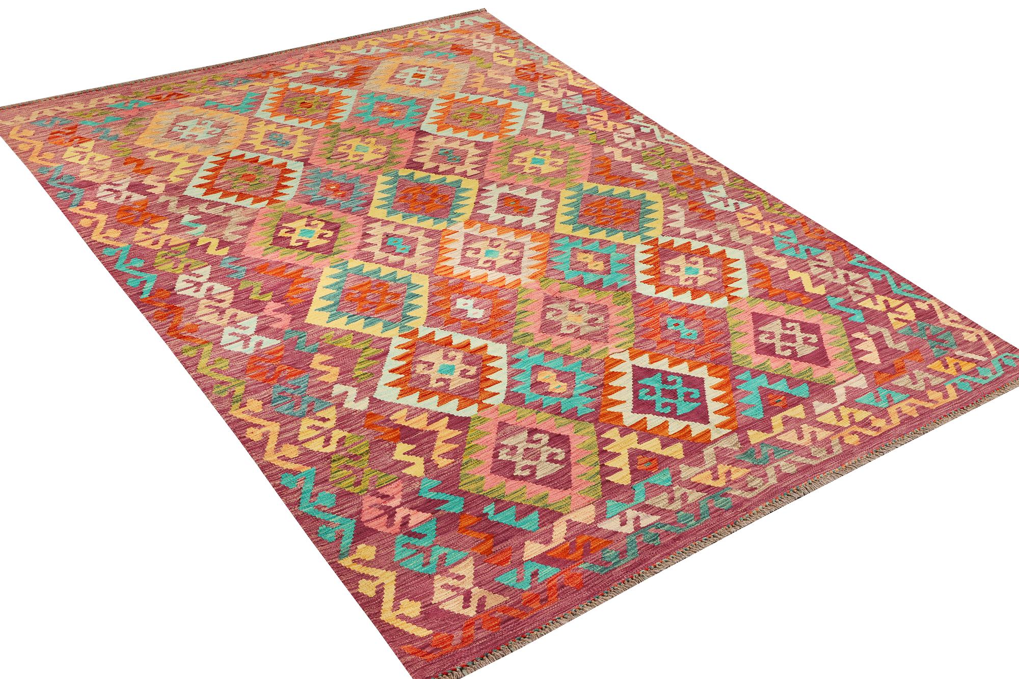 A Kilim carpet, c. 296 x 202 cm.