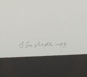 JUHANA BLOMSTEDT, serigrafi, signerad och daterad -09, numrerad 3/100.
