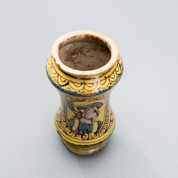 ALBARELLO, majolica, Italy 16th century.