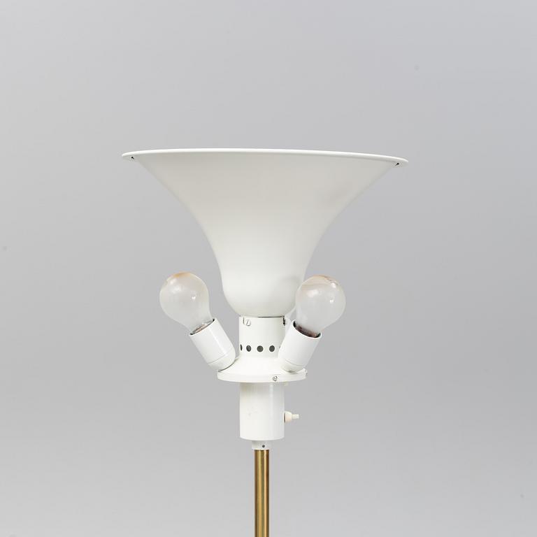 A brass standard light from Fagerhults belysning, second half of the 20th Century.