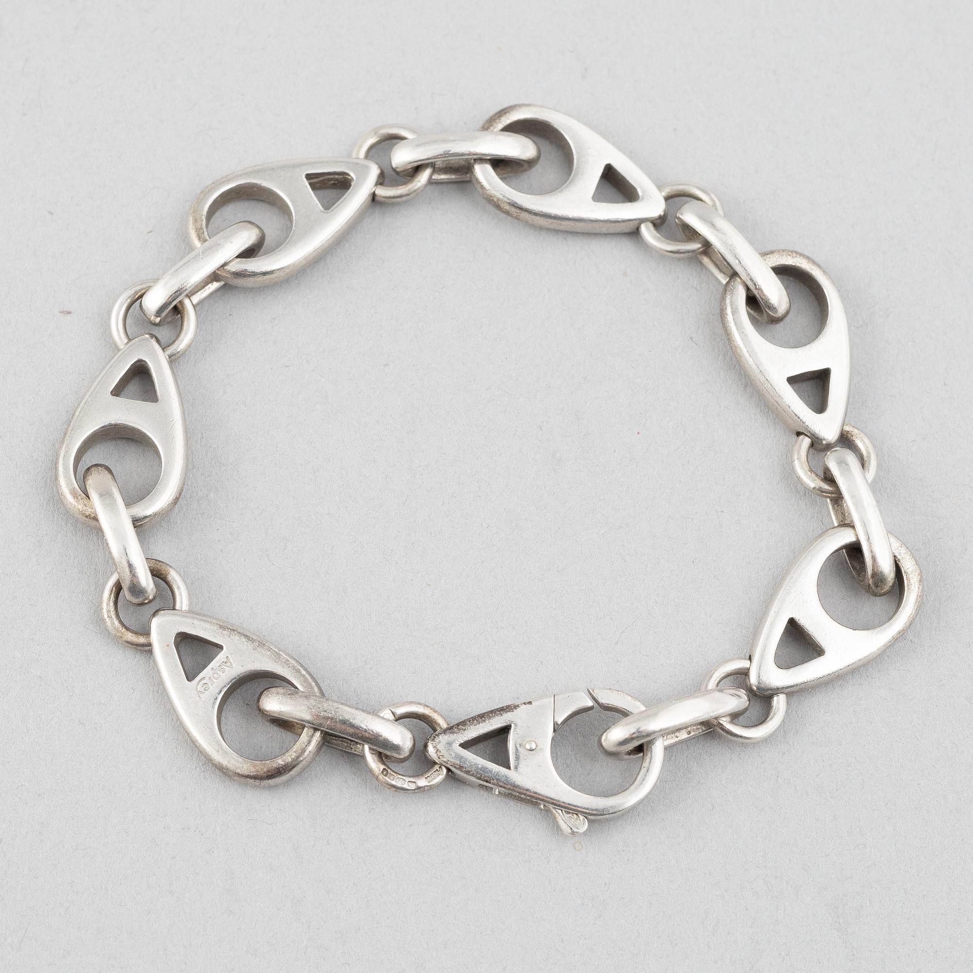 Asprey & Co Ltd, bracelet, sterling silver, London 2002.