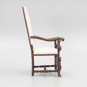 Armchair, Baroque, 18th century.