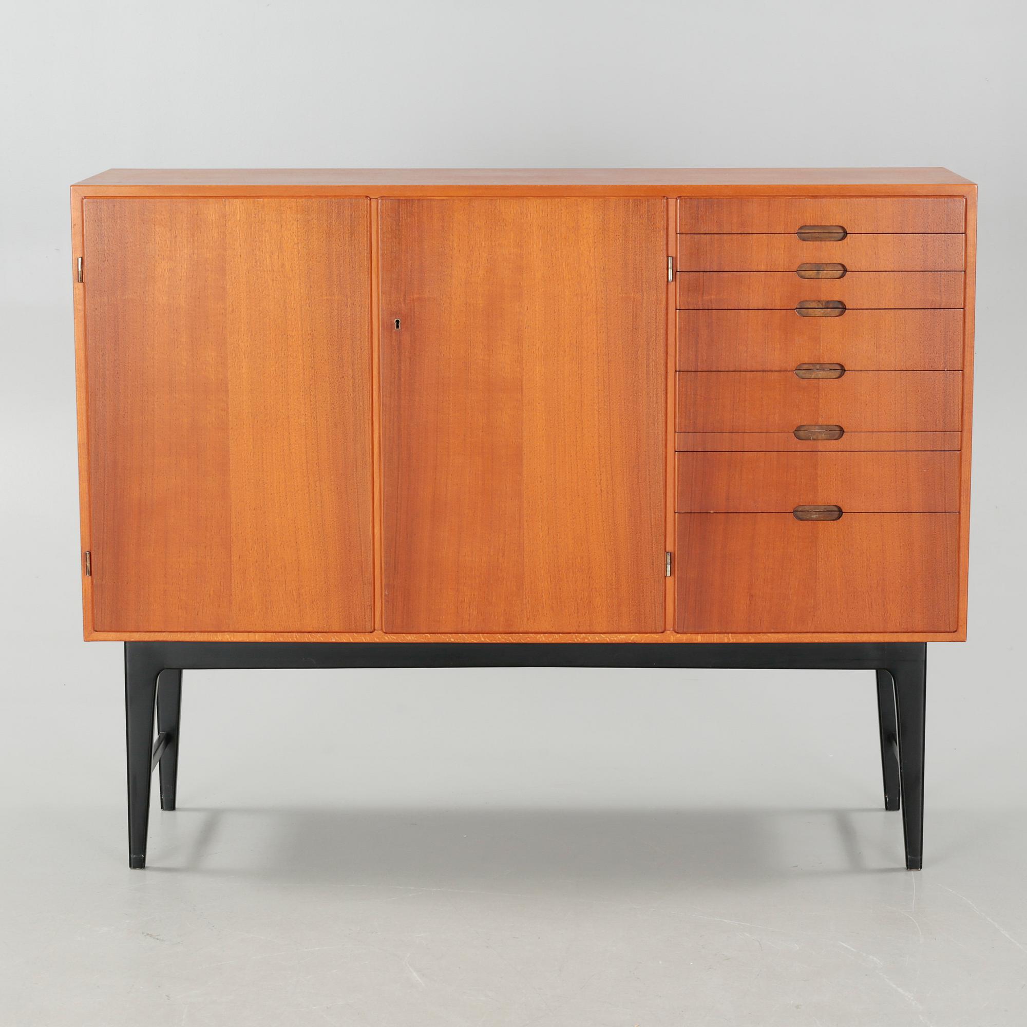 A sideboard by Kurt Karlsson, model "Mässan", for August Löfvings Möbelfabrik in Tibro, 1950s.