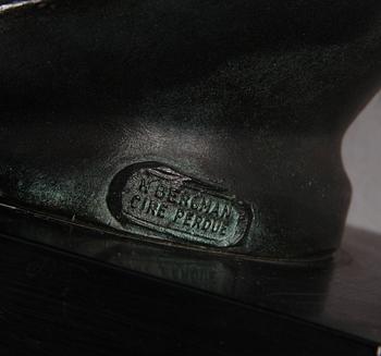 OKÄND KONSTNÄR, skulptur, brons. Gjutarstämpel Herman Bergman Cire Perdue.