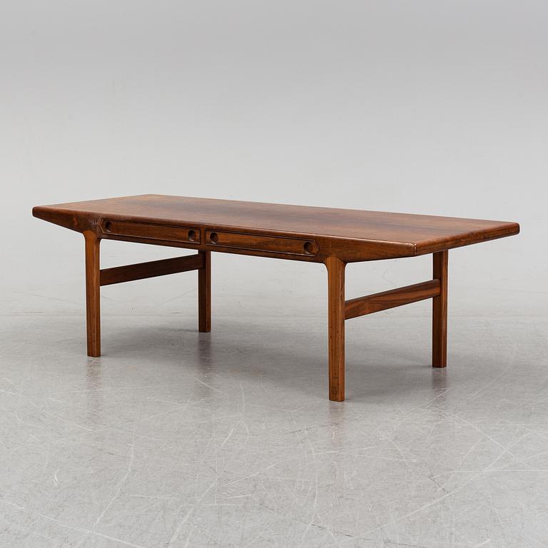 A 1950's/60's rosewood veneered coffee table.