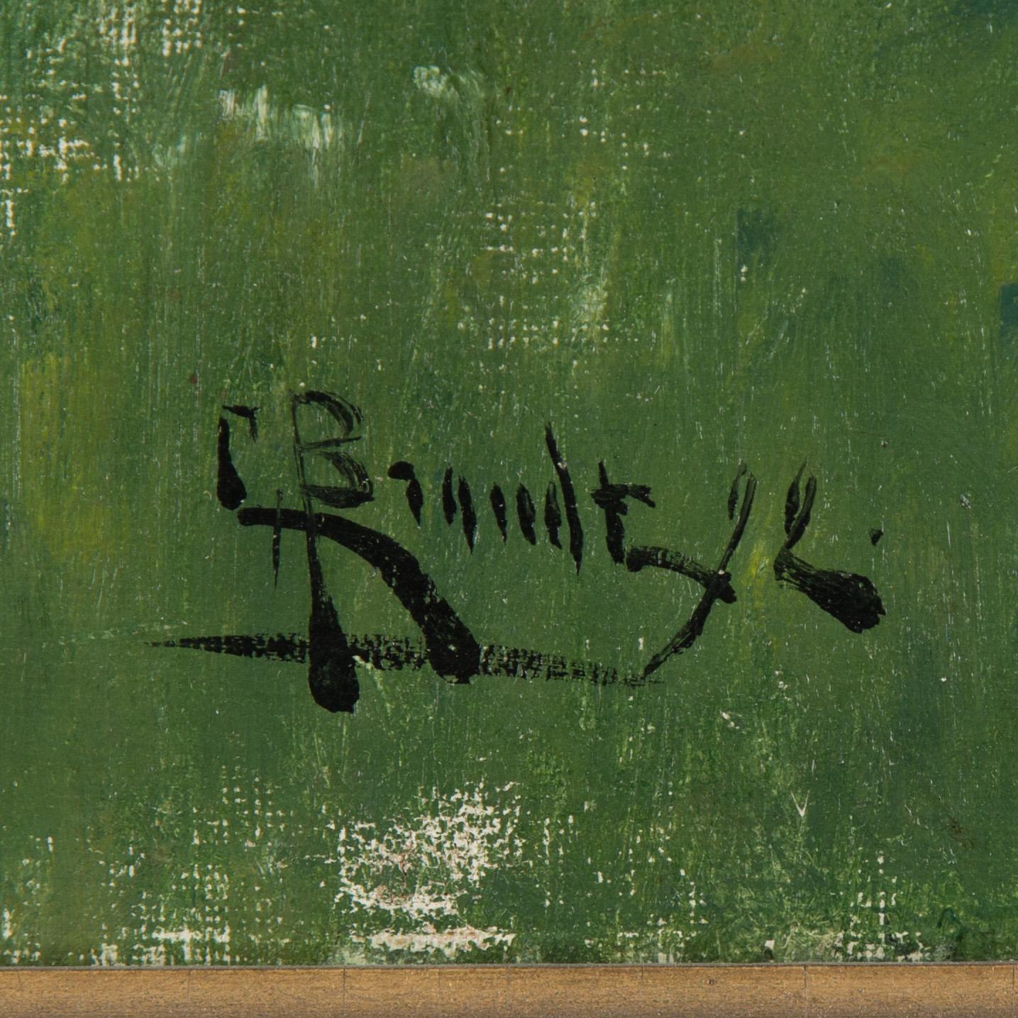 CARL BRANDT, oil on canvas, signed and dated -92.