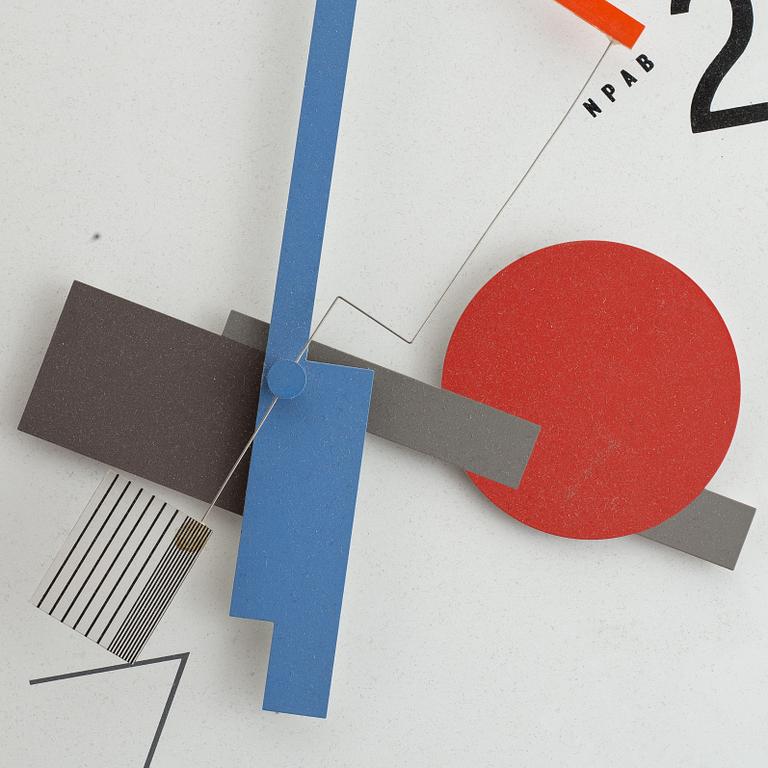 Nicolai Canetti, a 1980's 'Artec Twelwe' wall clock, Collector's Collection.