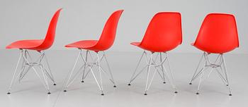STOLAR, 4 st, 'Eiffel tower, DSR', Eames, Vitra. 1900-talest slut.
