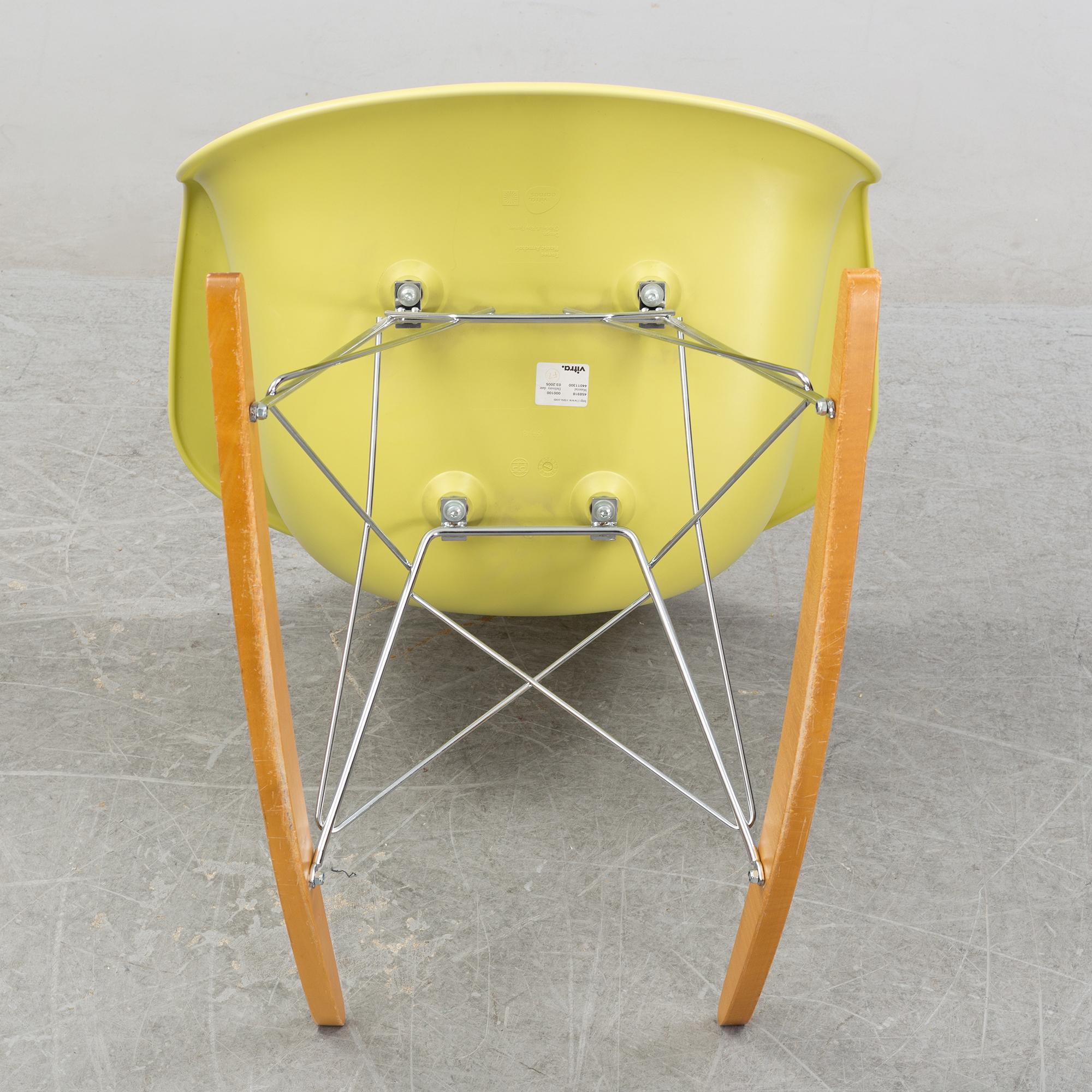 Charles and Ray Eames, a 'RAR' rocking chair, Vitra.