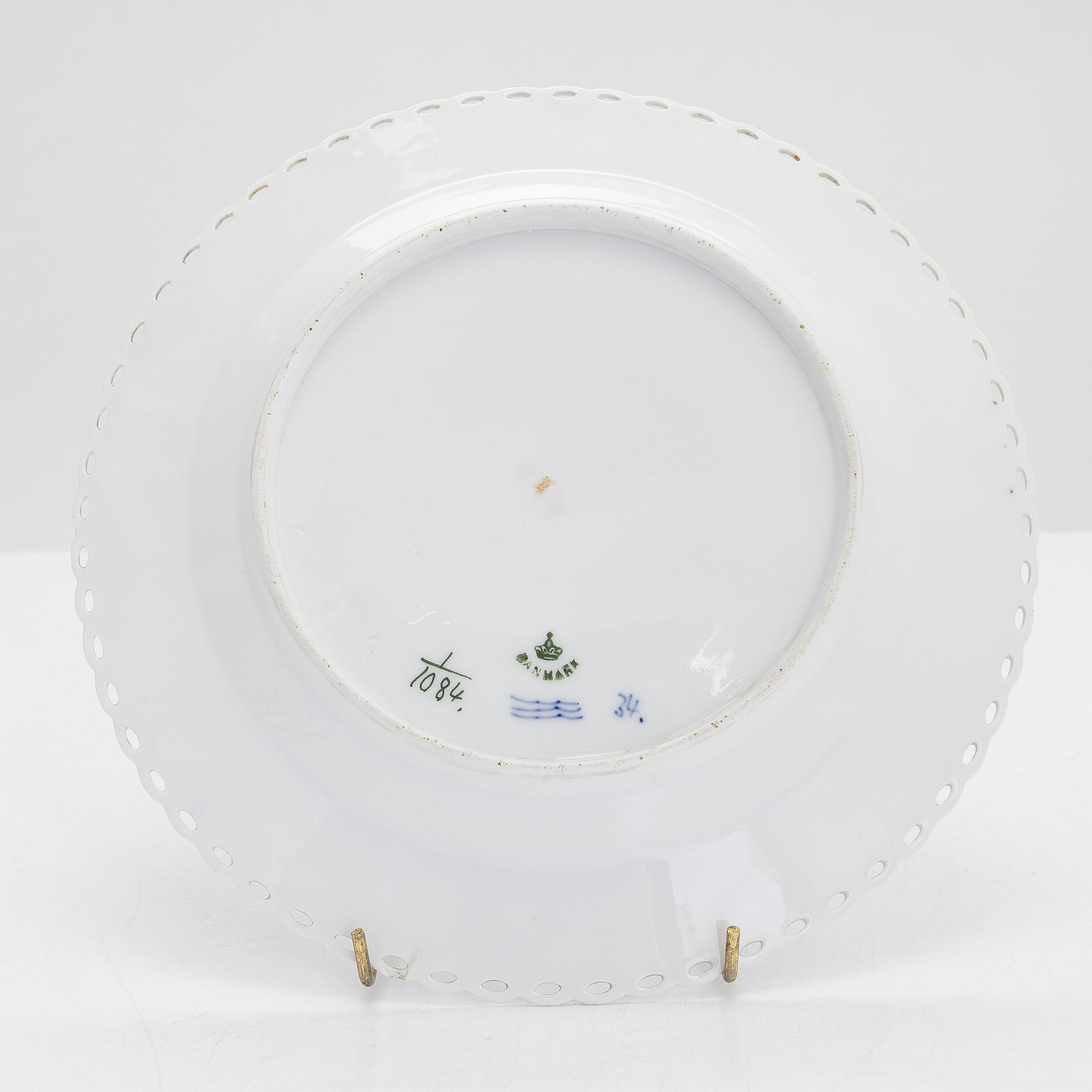 Kaffeservis, 19 delar, porslin, "Musselmalet", Royal Copenhagen, Danmark.