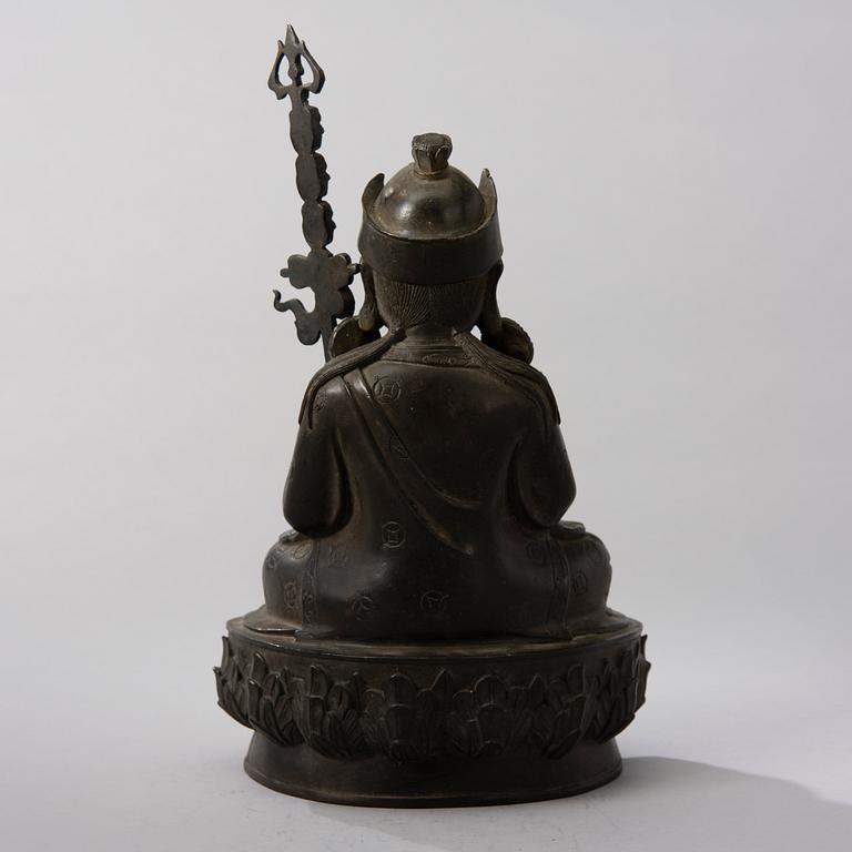 SKULPTUR, mässing, Tibet, 1900-talets senare hälft.