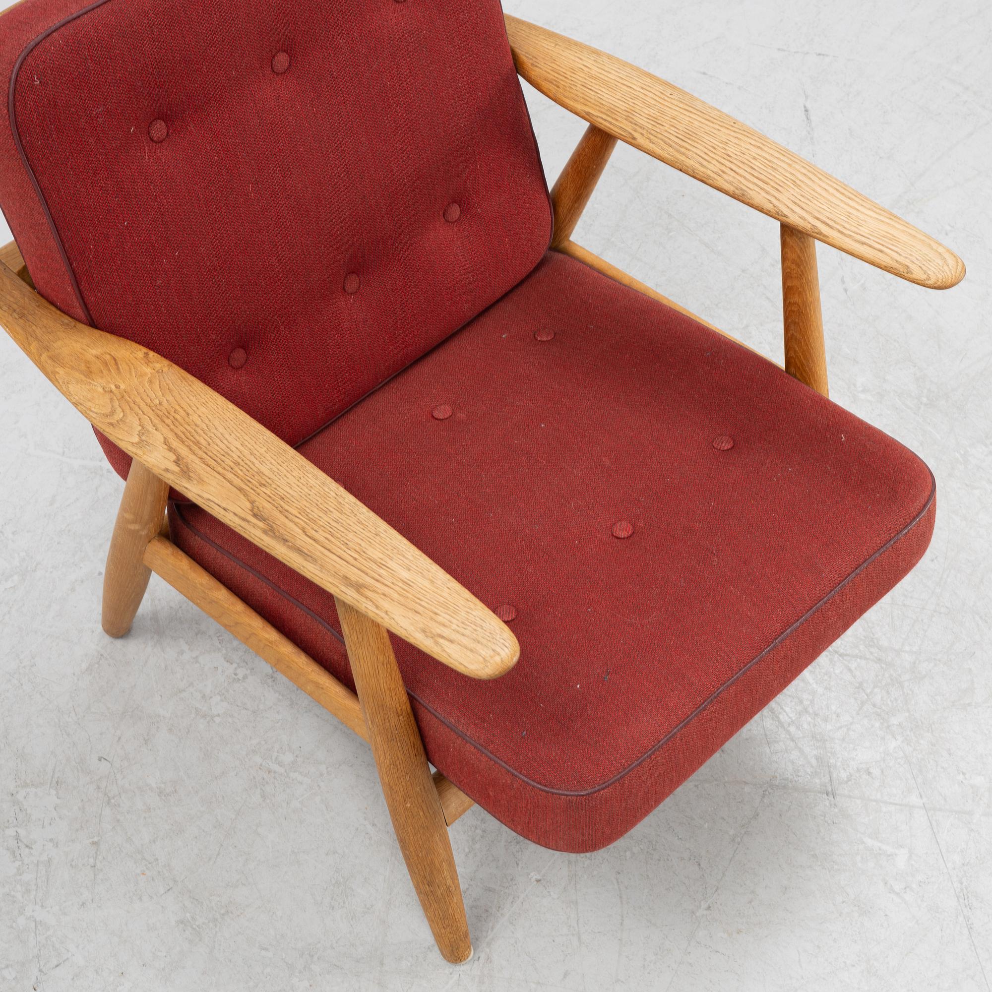 Hans J Wegner, fåtölj, "GE 240/Cigarren", Getama, Gedsted, Danmark, 1950/60-tal.