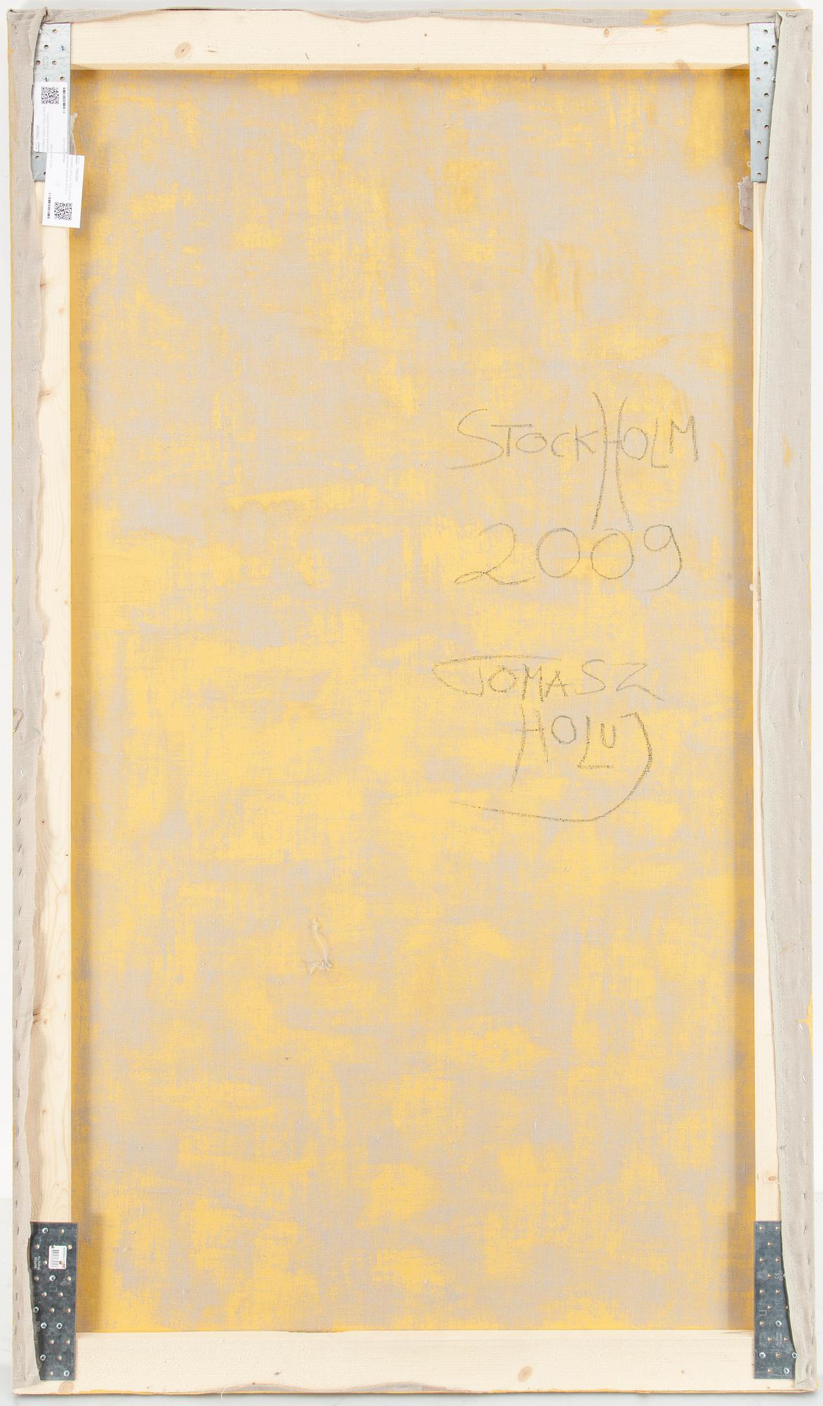 THOMAS HOLUJ, Oil on canvas, signed. dated 2009 verso.