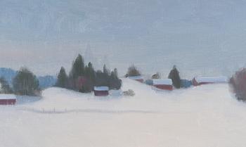 Onni Oja, Vinterig by (Borgnäs).