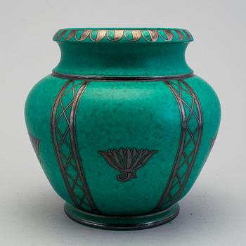 A Wilhelm Kåge vase, Gustavsberg Argenta, 1940´/1950´s.