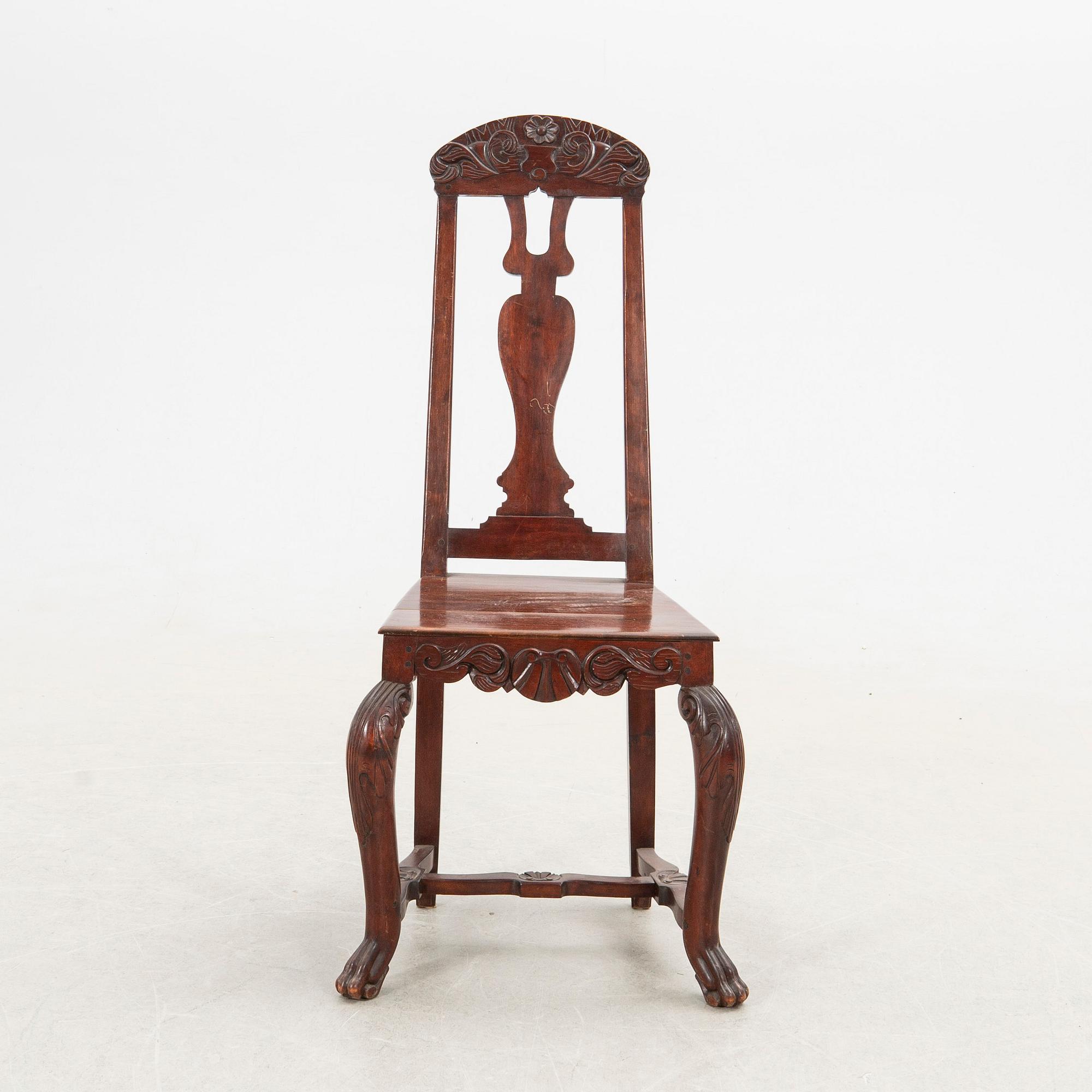 Chair Baroque style 20th century.