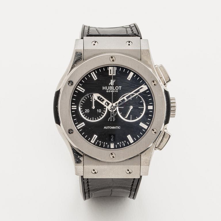 Hublot, Classic Fusion, chronograph, wristwatch, 42 mm.