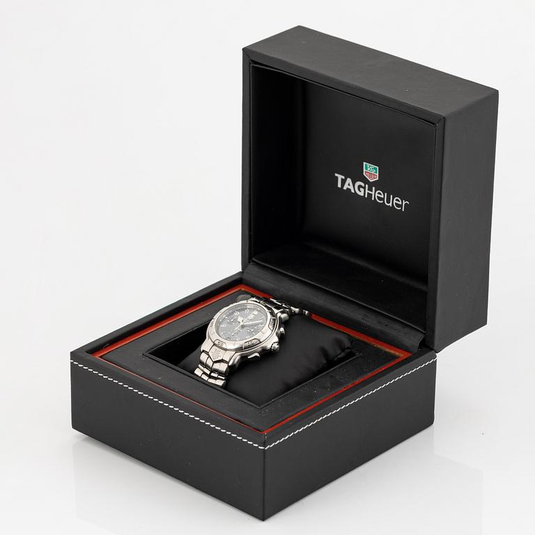 Tag Heuer, 6000, Chronometer, chronograph, wristwatch, 41 mm.