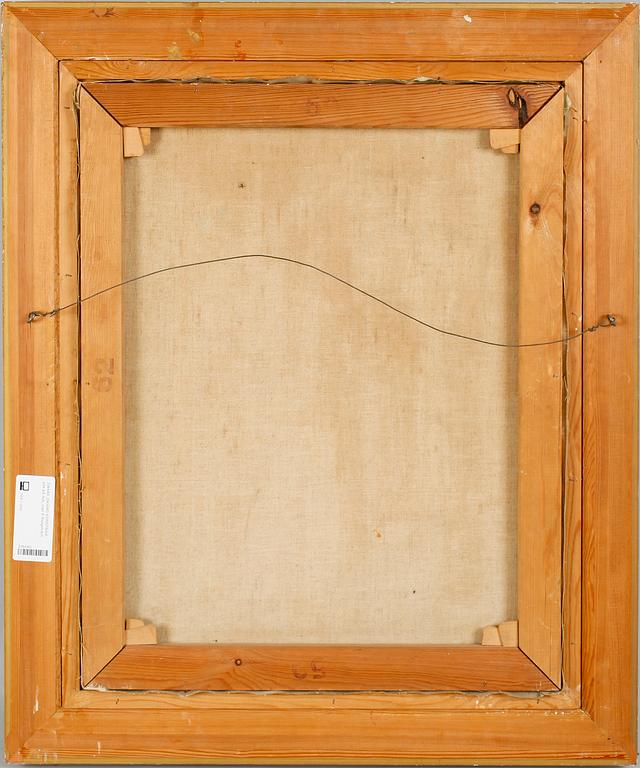 OKÄND KONSTNÄR, olja på duk, sign K Borgström.