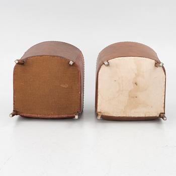 Clubfåtöljer, ett par, 1930/40-tal.