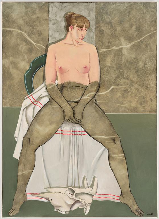 Lars Andersson, "Sittande kvinnlig akt".