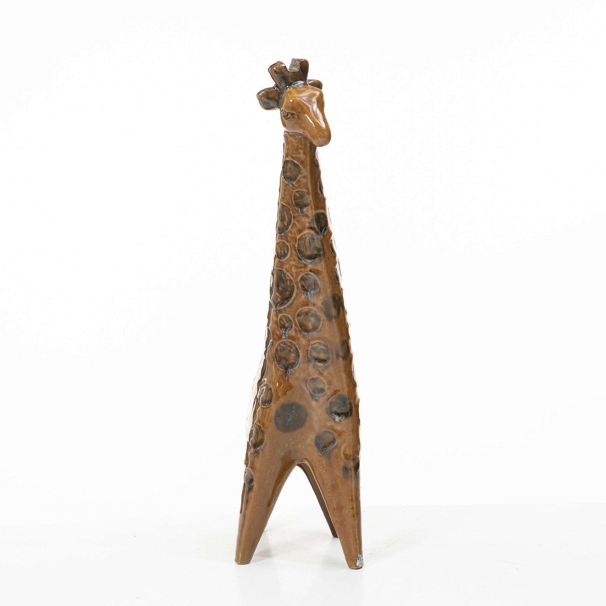 Lisa Larson, a 'Giraff' stoneware figurine, from the series 'Stora Zoo', Gustavsberg.