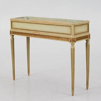 A Gustavian style flower table, mid/second half of the 20th century.