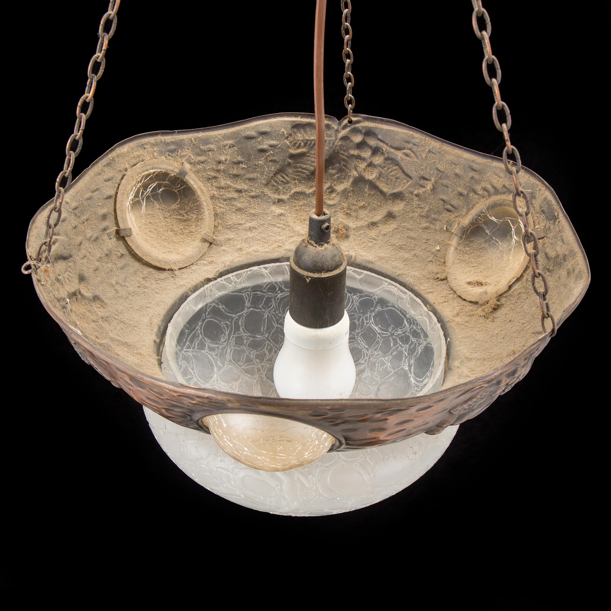 An early 1900s ceiling light.