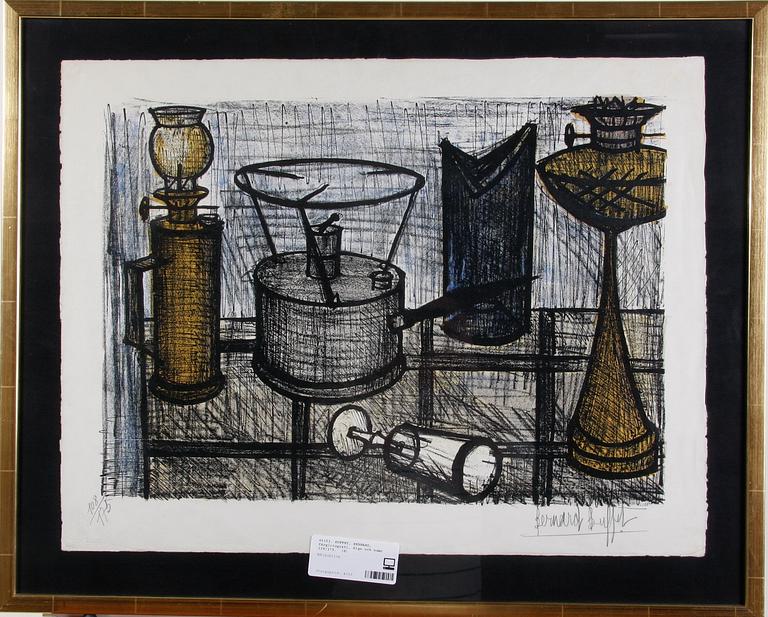 BUFFET, BERNARD, färglitografi. Sign och numr 108/175.