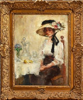 ARTHUR NAVEZ, tillskriven, olja på duk.