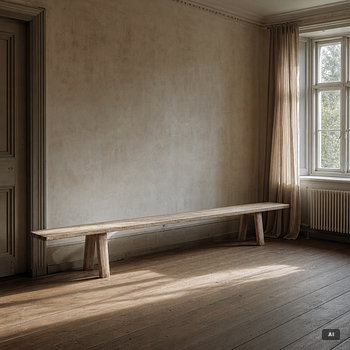 A bench, 19th Century.