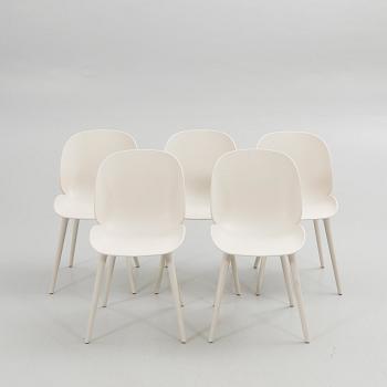 GamFratesi, chairs, 5 pcs, "Beetle", Gubi, Denmark.