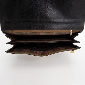 Mulberry, a leather briefcase.