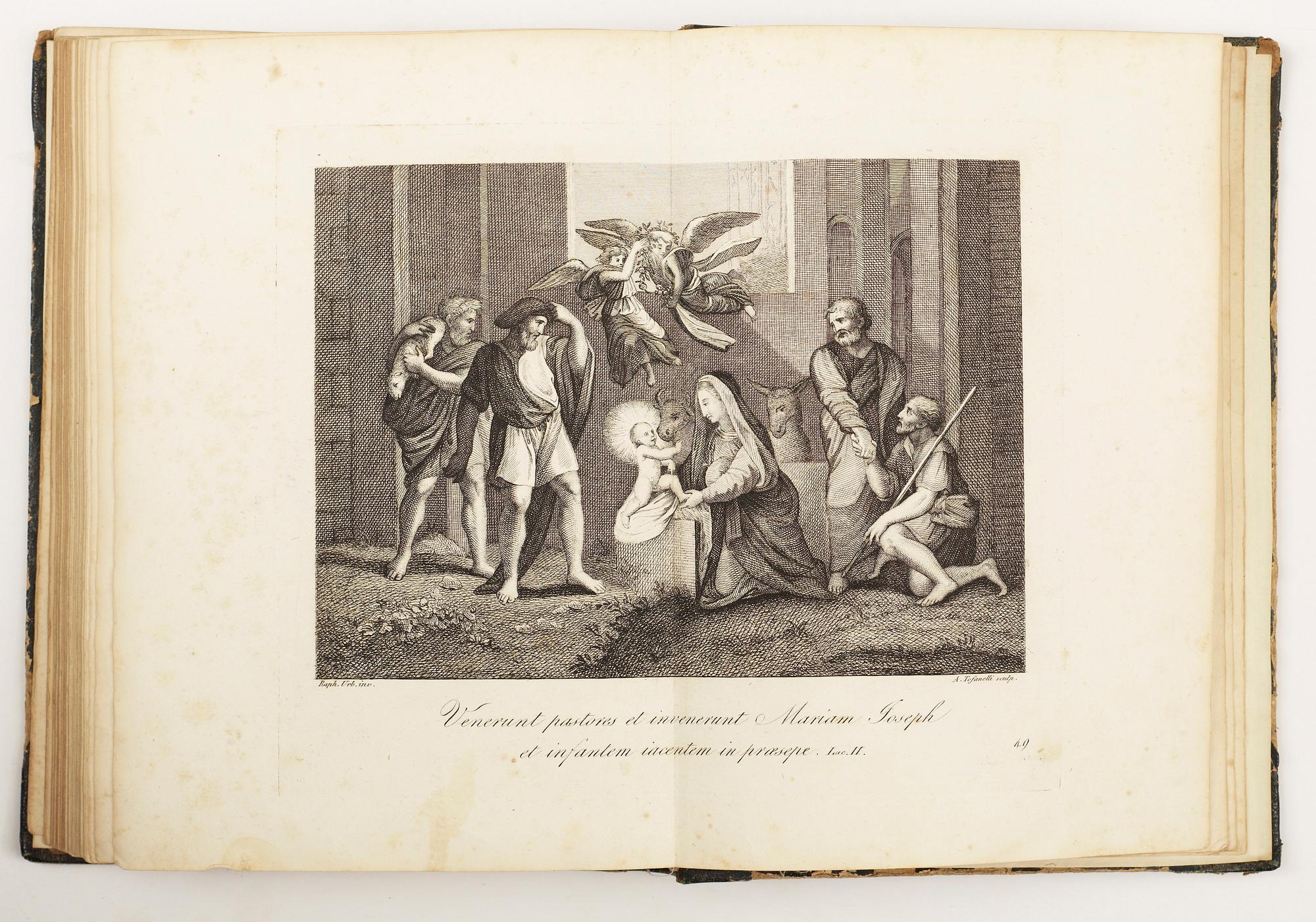 BOK, "Raccolta di cinqantadue quadretti dipinti a fresco da Raffaelle Sanzio d`Urbino..." Rom 1820.