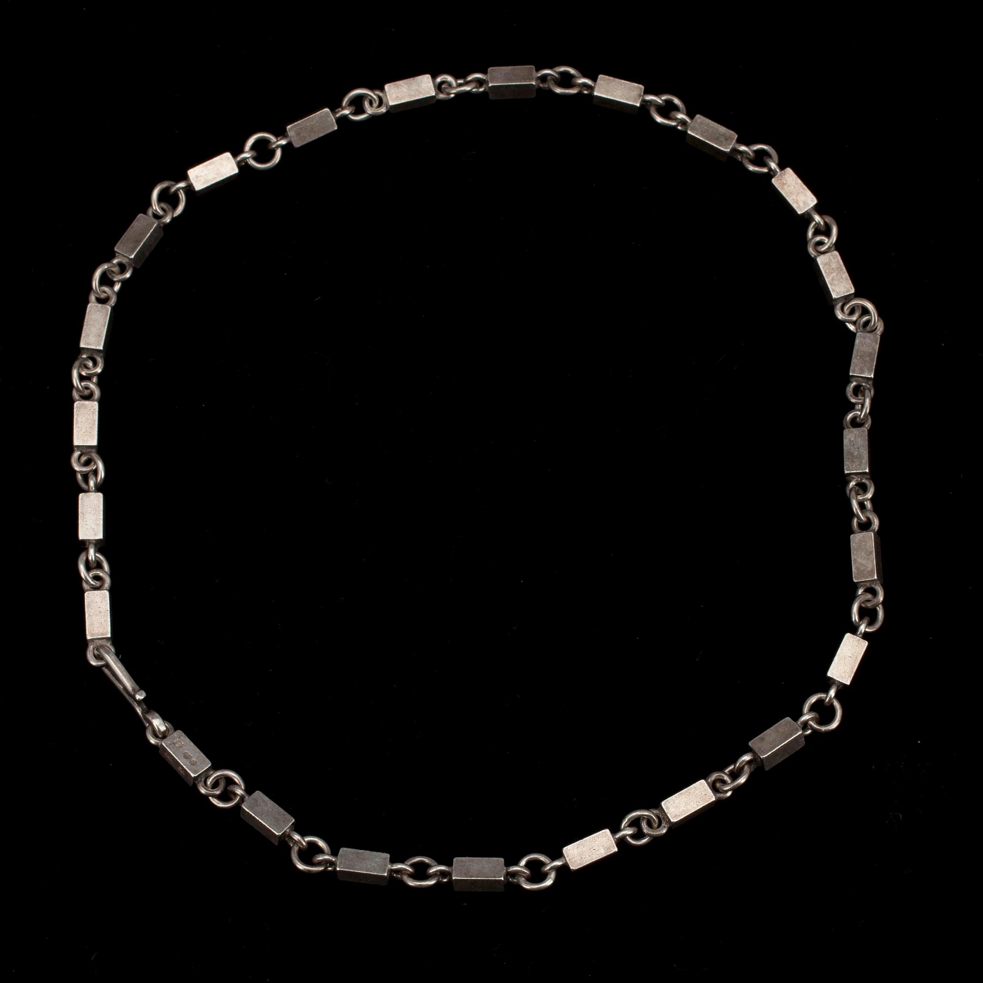 HALSLÄNK, sterling silver, signerad Wiwen Nielsson 1952.