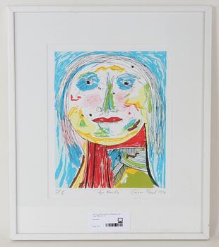 Jörgen Nash · JÖRGEN NASH, färglitografi, sign o dat 1990, H.C.