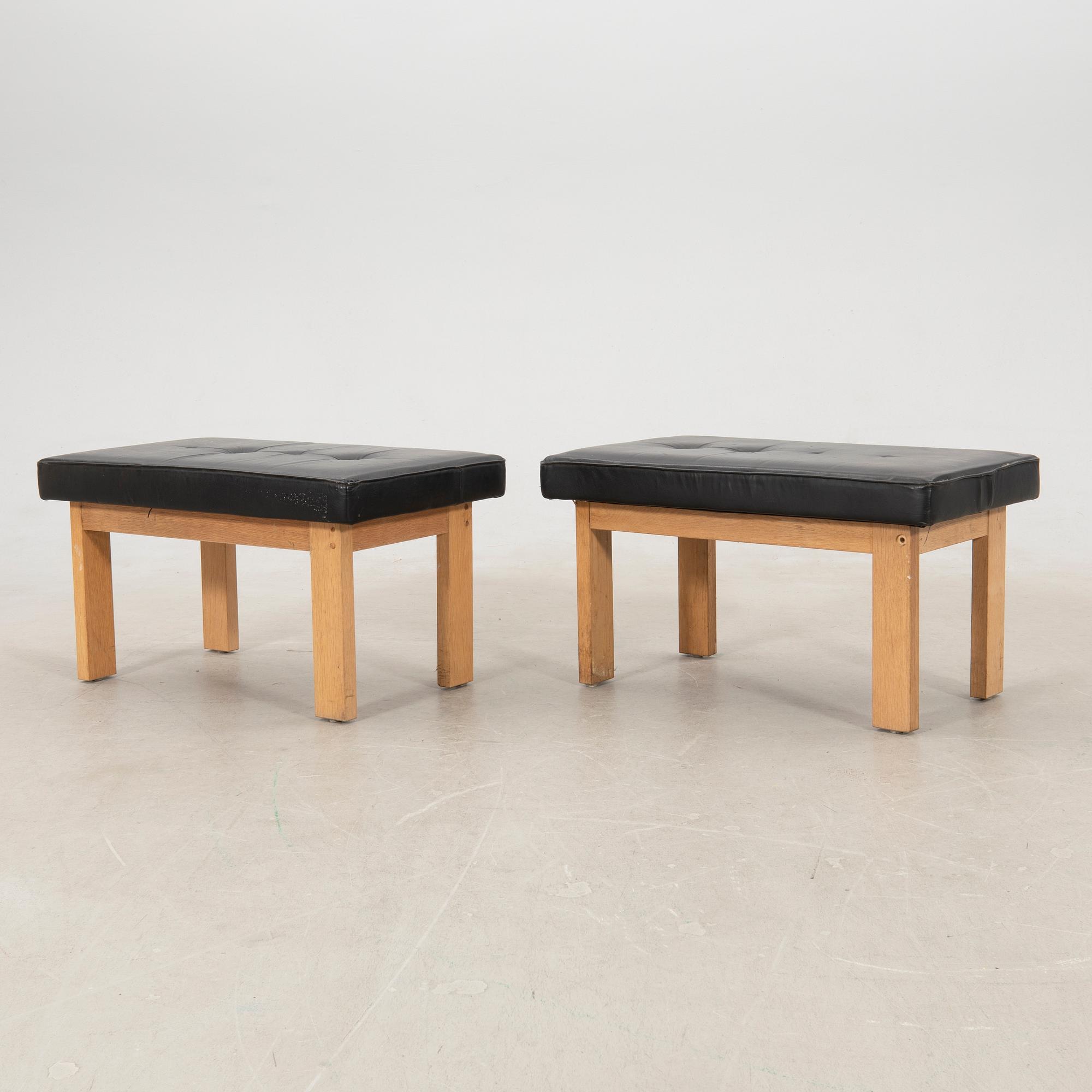 Benches 1 pair, late 20th century.