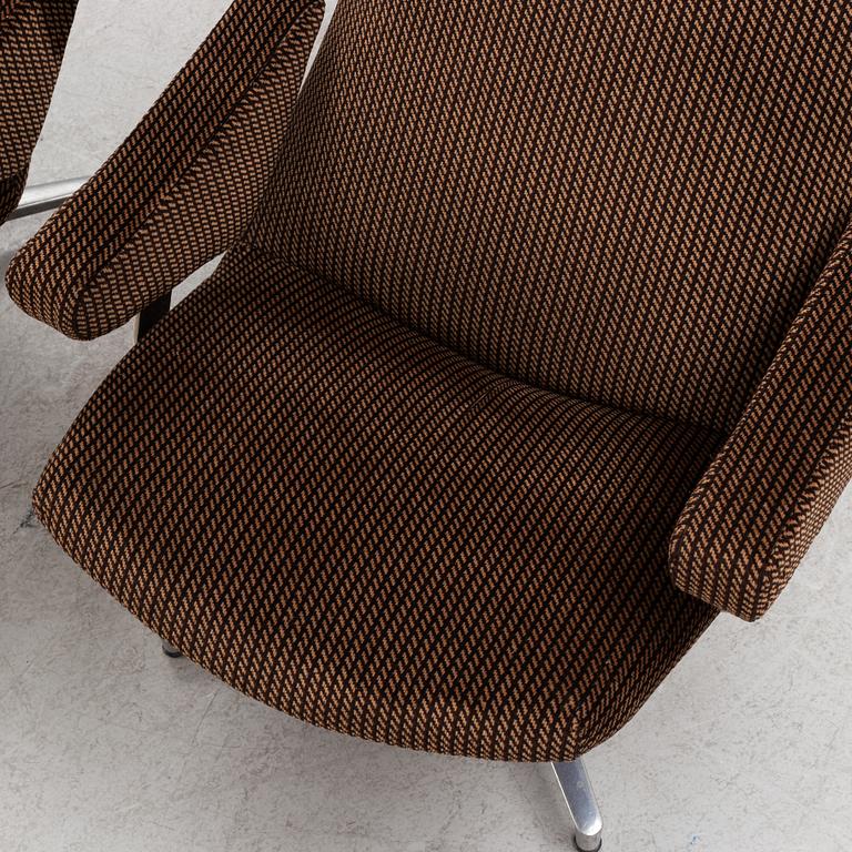 Alf Svensson, armchairs, a pair, "Contourette", Dux.