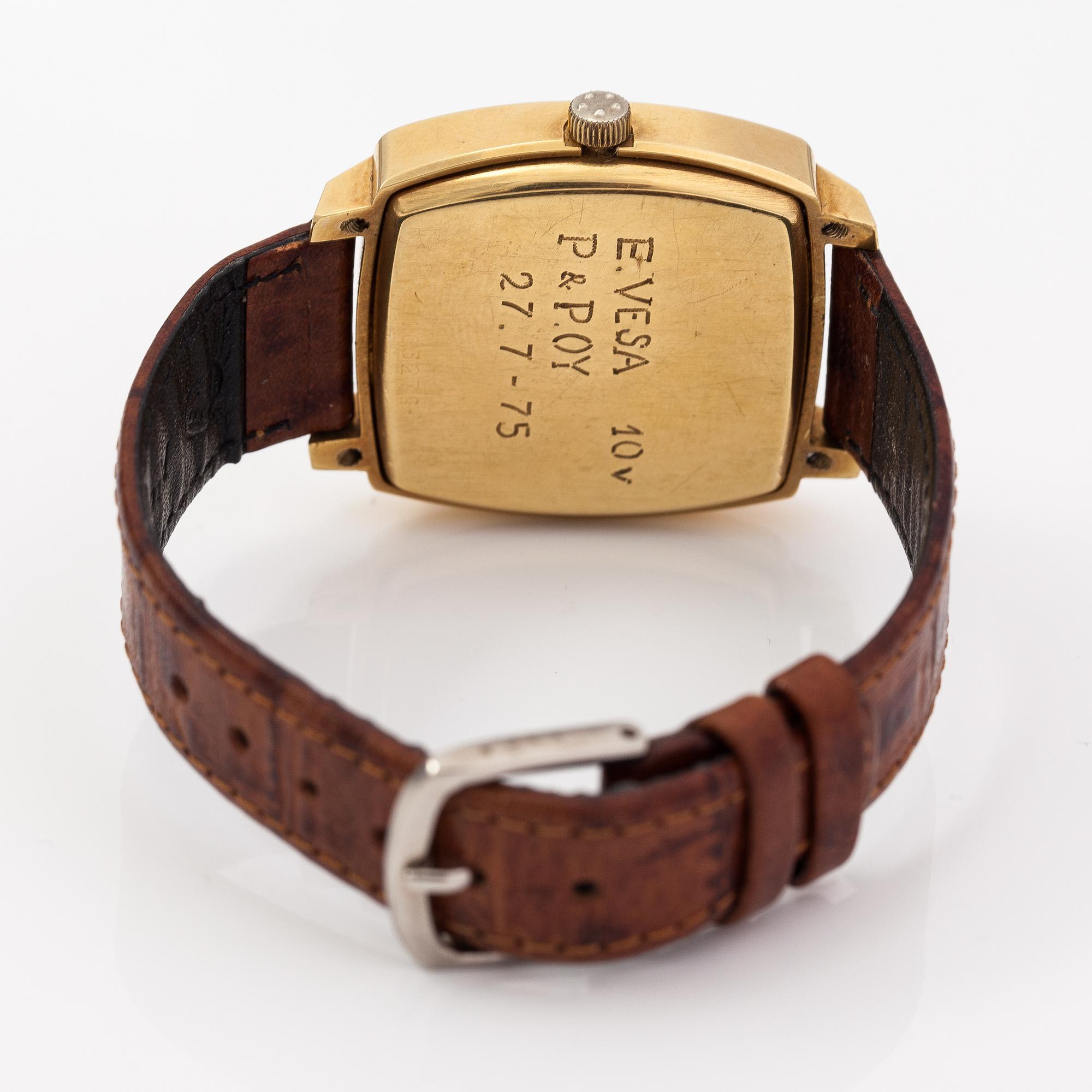 Eterna-Matic, 2002, wristwatch, 34 x 34 mm.