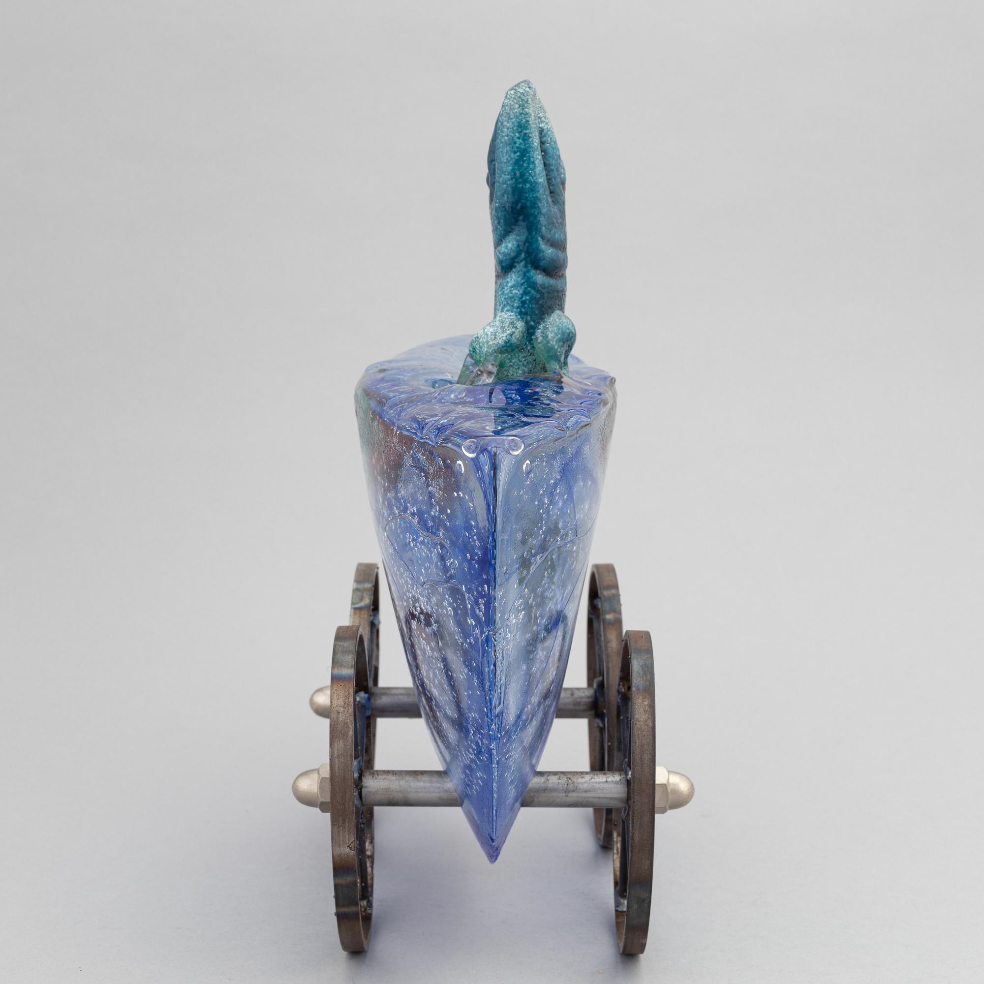 Kjell Engman, glasskulptur, Kosta Boda, unik.