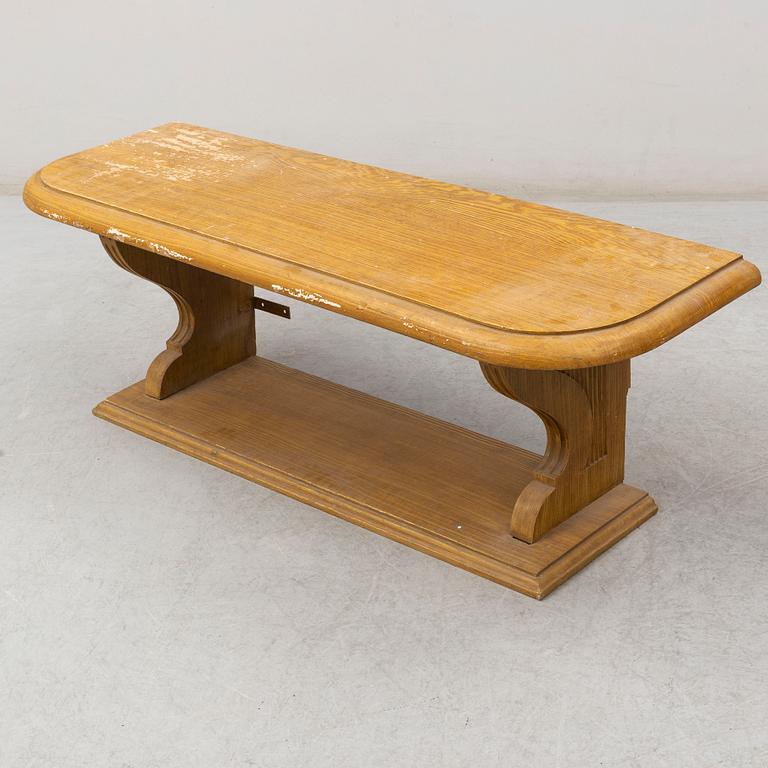 A Gustavian style bench, second half of the 19th century.