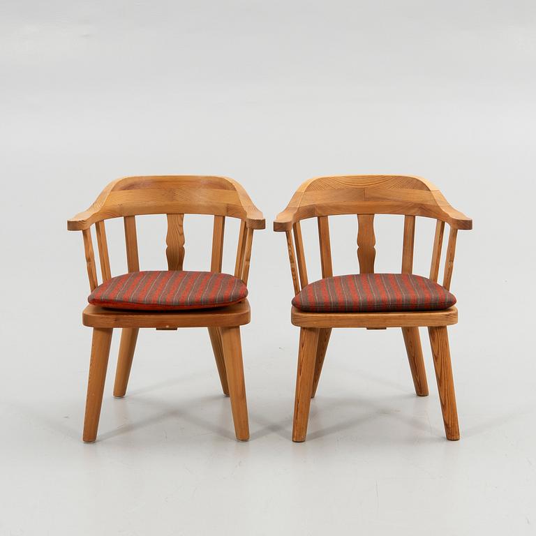 Seating group, 6 pieces, Krogenäs Möbler, Norway, second half of the 20th century.