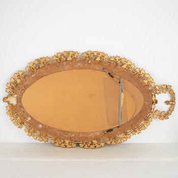 A Gustavian Style Mirror, early 20th century.