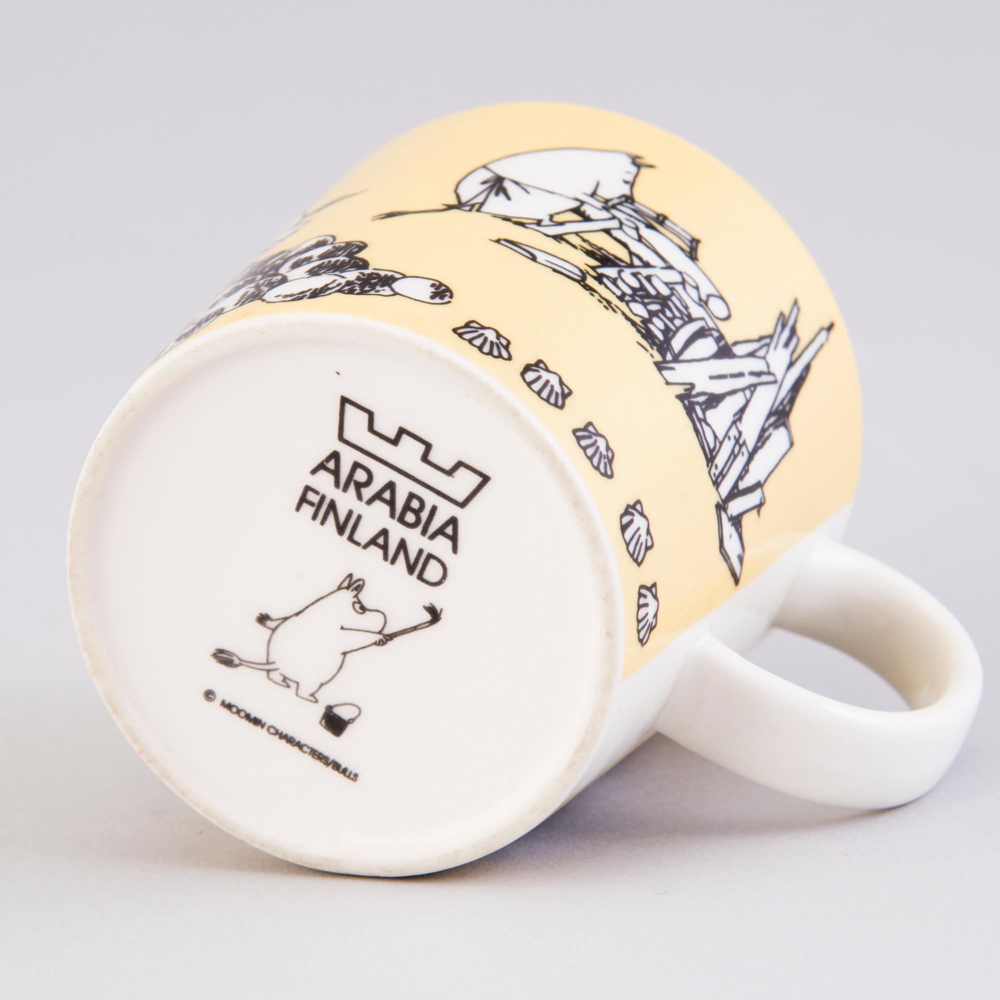MUUMIMUKI, posliinia, "Muki keltainen",  Moomin Characters, Arabia 1990-1996.