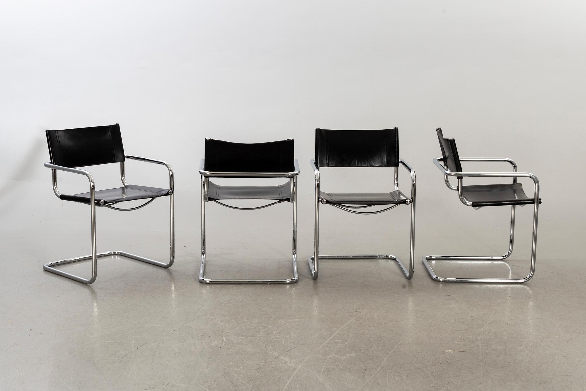 A Set of six armchairs later part of the 20th century.