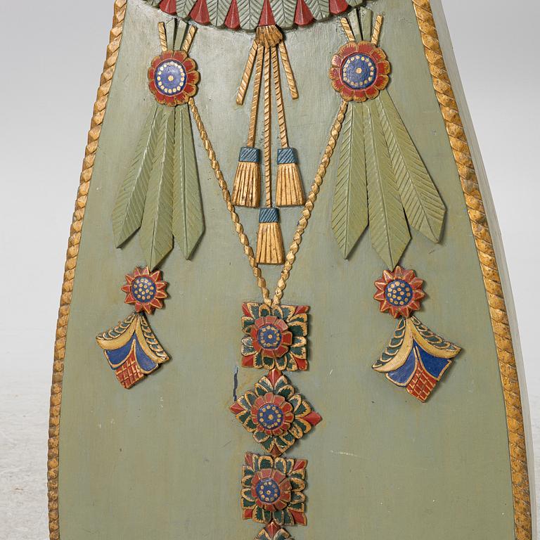Golvur, allmoge, så kallad Ångermanlands brud, 1800-talets första hälft.